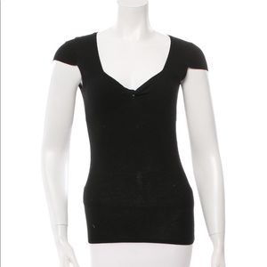 Diane von Furstenberg sweetheart neckline top